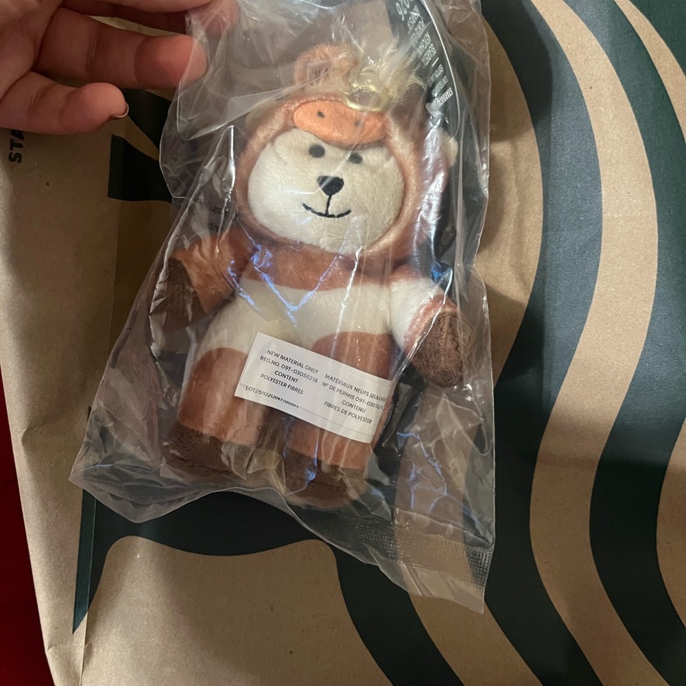 Starbucks 2026 Lunar New Year of the Horse Bearista Keychain